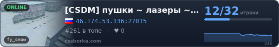 [CSDM] пушки ~ лазеры ~ плюшки [TOP]