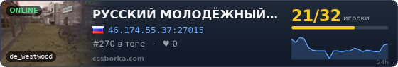 РУССКИЙ МОЛОДЁЖНЫЙ СЕРВЕР © 18+