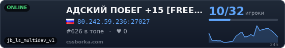 АДСКИЙ ПОБЕГ +15 [FREE VIP+HOOK]