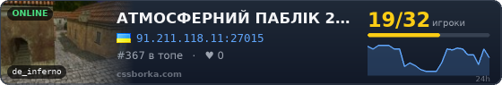 АТМОСФЕРНИЙ ПАБЛІК 21+ ツ [RYZEN 9 - 5.7 GHz]