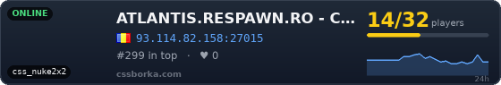  ATLANTIS.RESPAWN.RO - CSDM DEATHMATCH