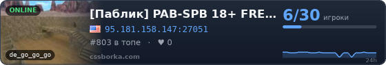 [Паблик] PAB-SPB 18+ FREE VIP